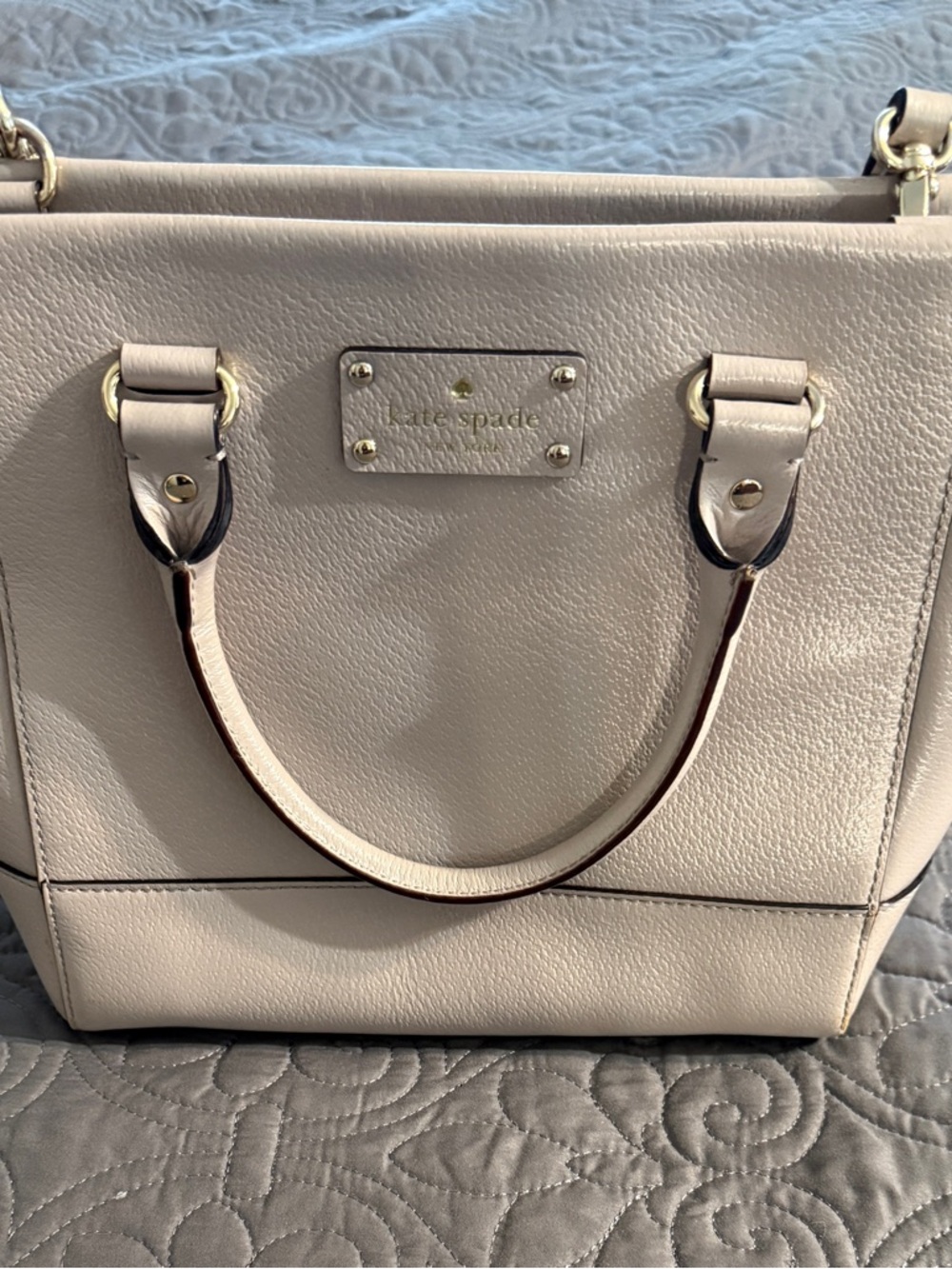 Kate Spade Taupe Medium Bag. Clean excellent condition.